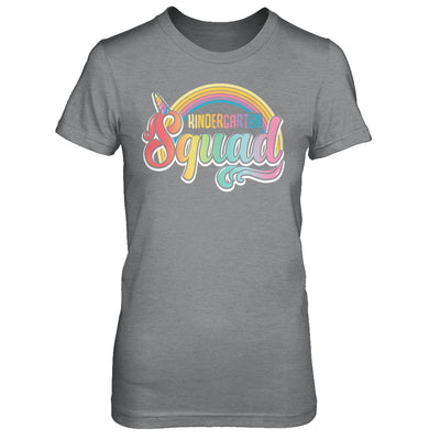 Kindergarten Squad Cute Rainbow Unicorn Back To School T-Shirt & Hoodie | Teecentury.com