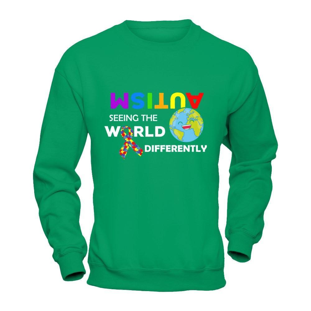 Autism Seeing The World Differently T-Shirt & Hoodie | Teecentury.com