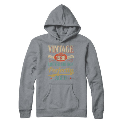 Vintage Premium Made In 1938 84th Birthday Gift T-Shirt & Hoodie | Teecentury.com