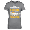 Mother With A Masters In Education Degree Graduation Gift T-Shirt & Hoodie | Teecentury.com