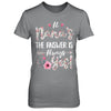 At Nana's The Answer Is Always Yes Floral Mothers Day Gift T-Shirt & Hoodie | Teecentury.com