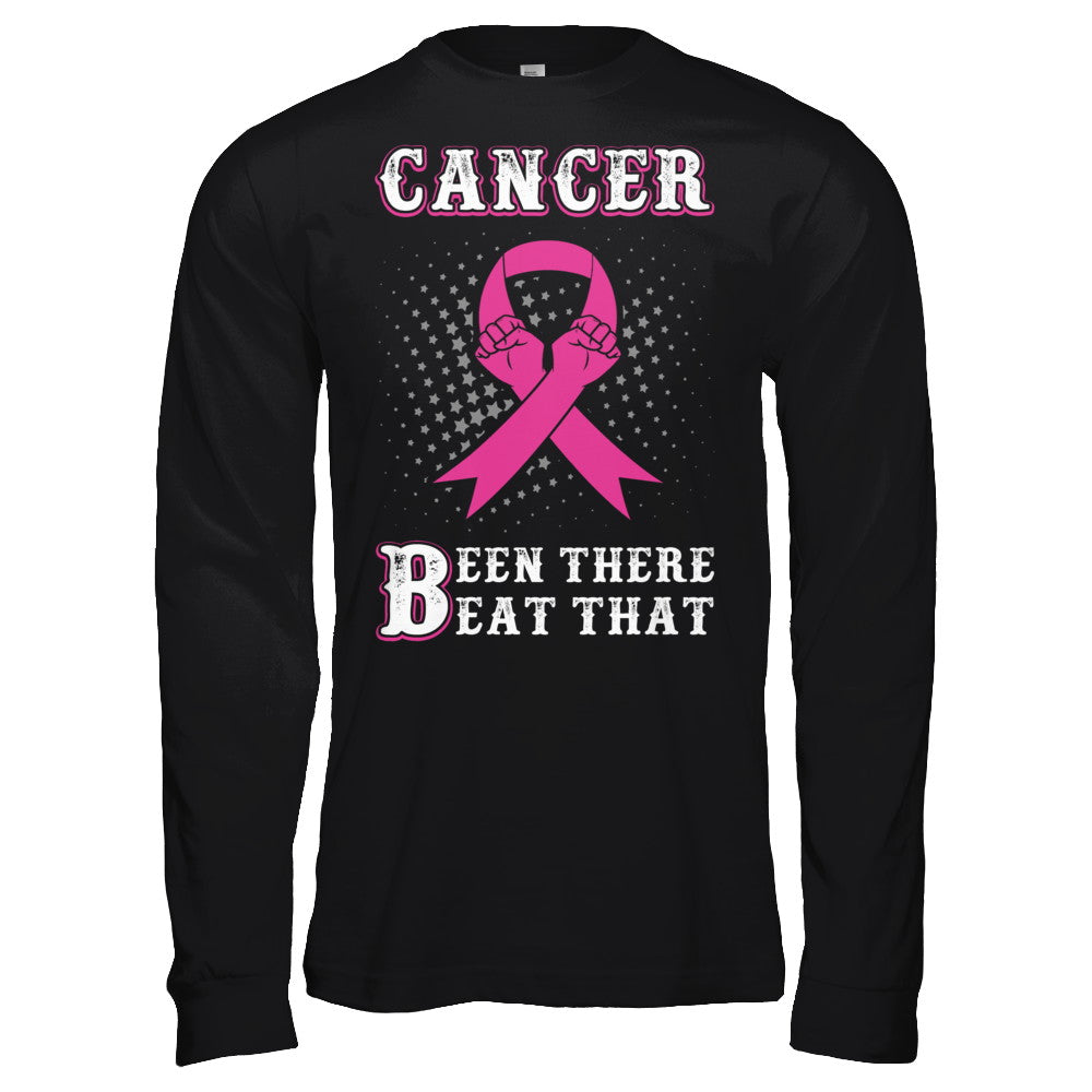 Breast Cancer Been There Beat That Awareness Pink Ribbon T-Shirt & Hoodie | Teecentury.com