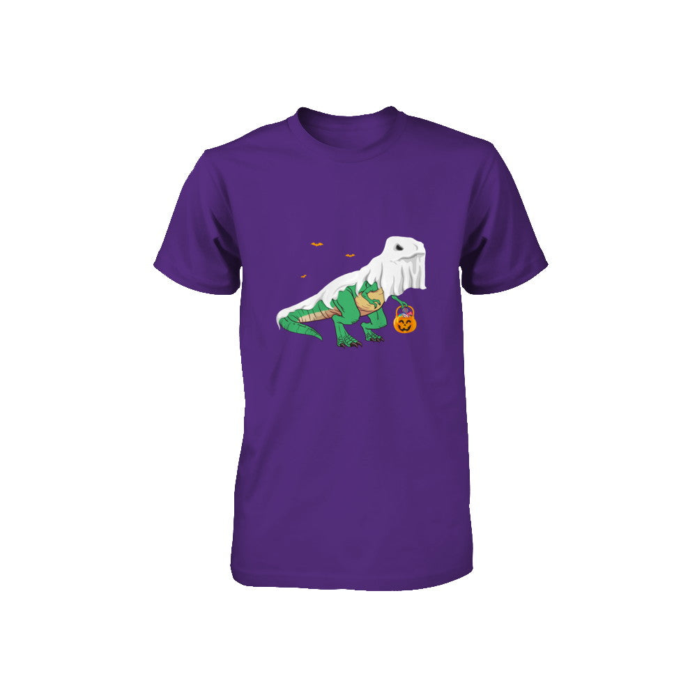 Halloween T Rex Dinosaur Ghost Trick Or Treat Youth Youth Shirt | Teecentury.com