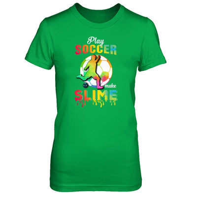 Play Soccer Make Slime Watercolor For Girl Women T-Shirt & Tank Top | Teecentury.com