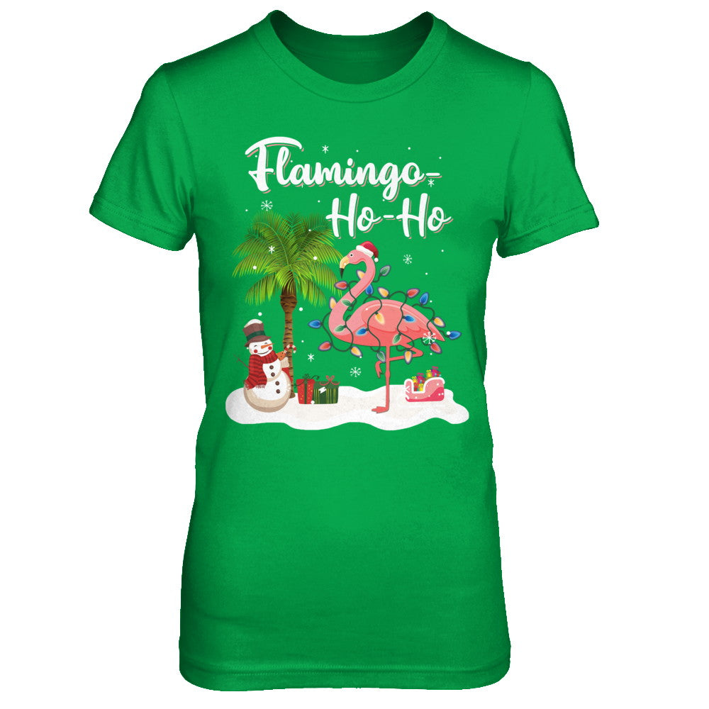 Flamingo Ho Ho Merry Christmas Gifts T-Shirt & Hoodie | Teecentury.com