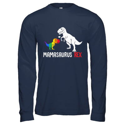 Mama Saurus Mamasaurus T-Rex Dinosaur LGBT Support T-Shirt & Hoodie | Teecentury.com