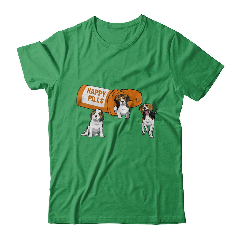 Beagles Happy Pills T-Shirt & Hoodie | Teecentury.com