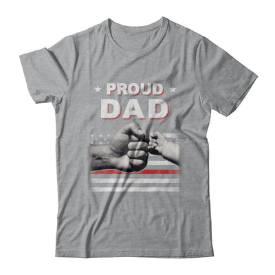 Proud Dad Fireman Firefighter Thin Red Line Flag Fathers Day T-Shirt & Hoodie | Teecentury.com