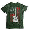 Guitar American Us Flag Music Player T-Shirt & Hoodie | Teecentury.com