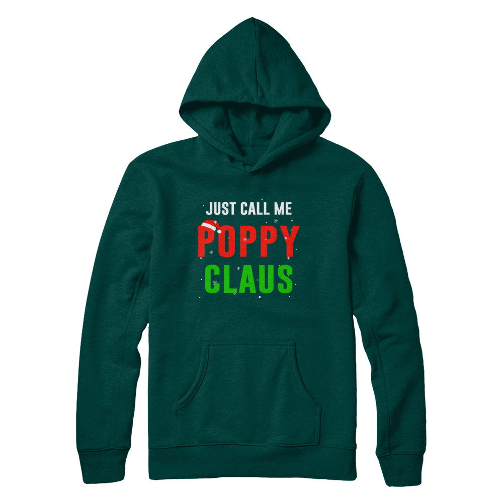 Santa Poppy Claus Matching Family Christmas Pajamas T-Shirt & Sweatshirt | Teecentury.com