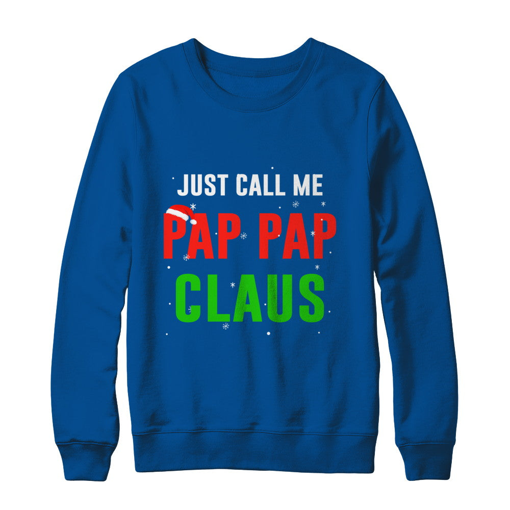 Santa Pap Pap Claus Matching Family Christmas Pajamas T-Shirt & Sweatshirt | Teecentury.com