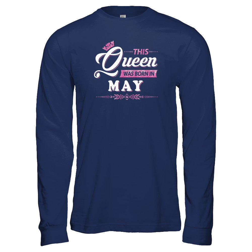 This Queen Was Born In May T-Shirt & Tank Top | Teecentury.com