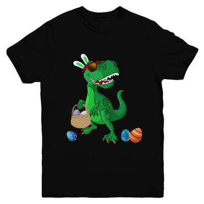 Funny Dabbing Cool Easter Bunny Dinosaur Youth Youth Shirt | Teecentury.com