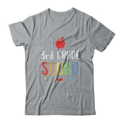 3rd Grade Squad Back To School Teacher Third Grade T-Shirt & Hoodie | Teecentury.com