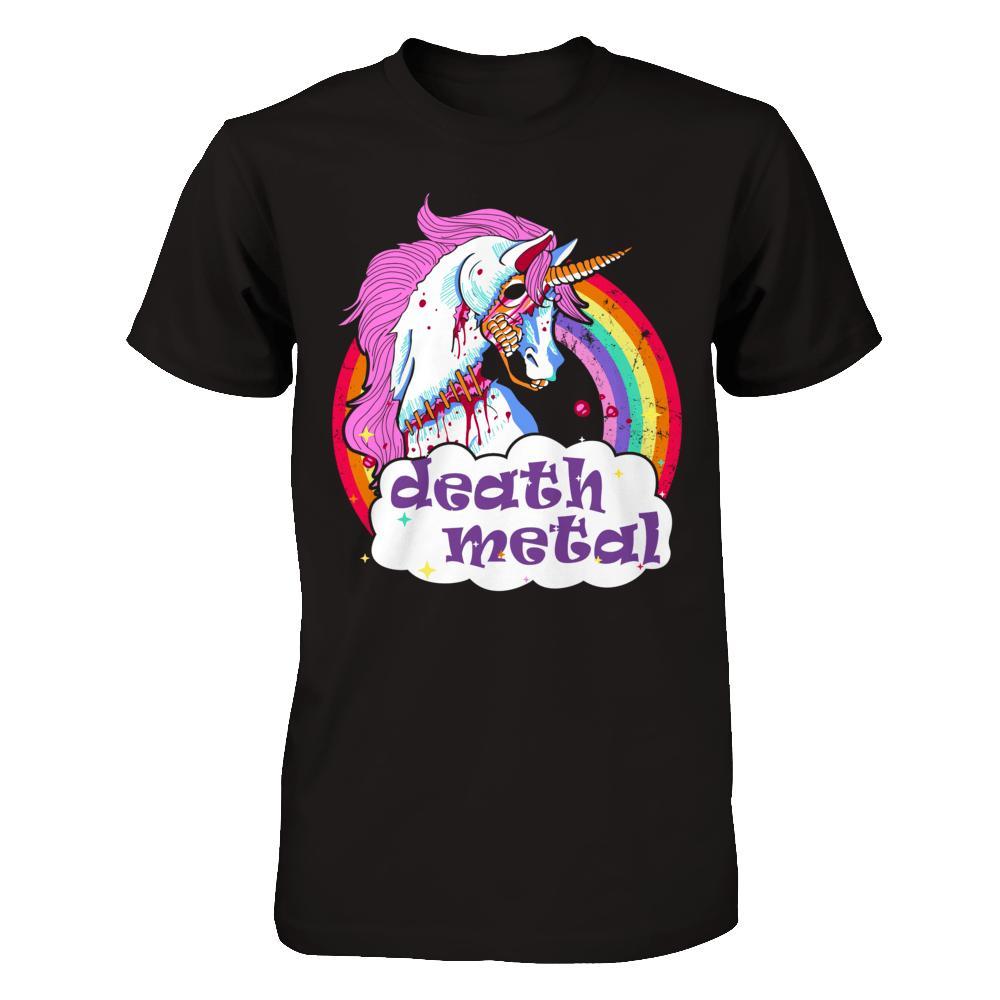 Zombie Unicorn Death Metal T-Shirt & Hoodie | Teecentury.com