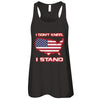 I Don't Kneel I Stand Us American Flag T-Shirt & Tank Top | Teecentury.com