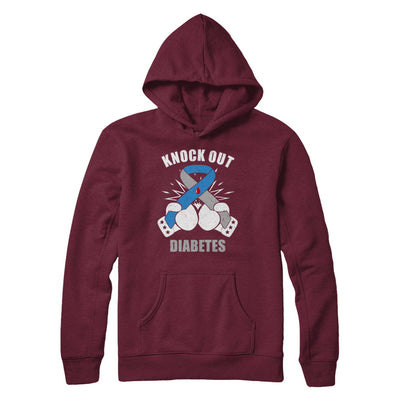 Boxing Knock Out Diabetes Awareness Support T-Shirt & Hoodie | Teecentury.com