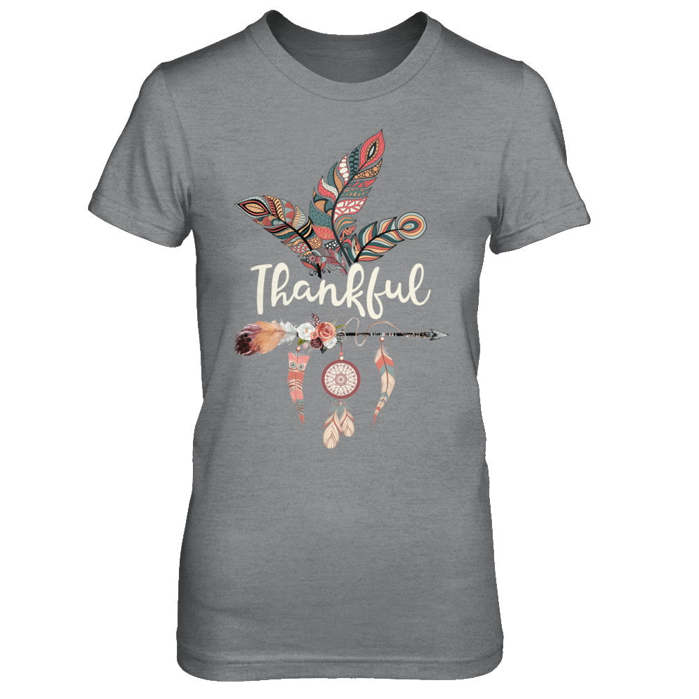 Thankful Feather And Arrow Fall Vintage Thanksgiving T-Shirt & Sweatshirt | Teecentury.com