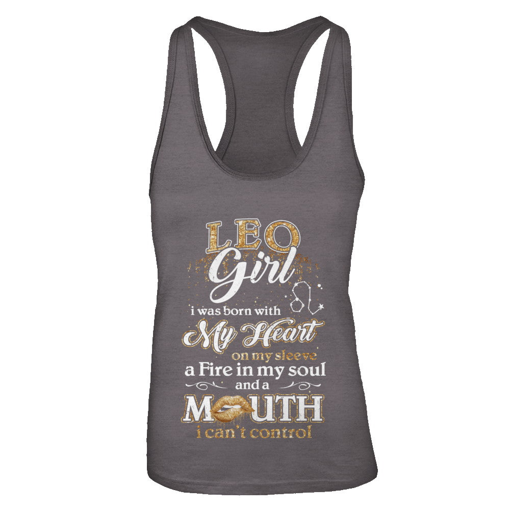 I'm A Leo Girl Lipstick July August Funny Zodiac Birthday T-Shirt & Tank Top | Teecentury.com