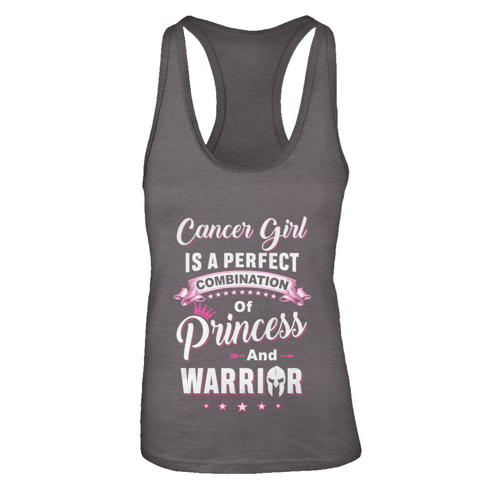Cancer Girl Princess Warrior June July Birthday T-Shirt & Tank Top | Teecentury.com