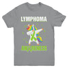 Inspirational Lymphoma Awareness Unicorn Support Youth Youth Shirt | Teecentury.com