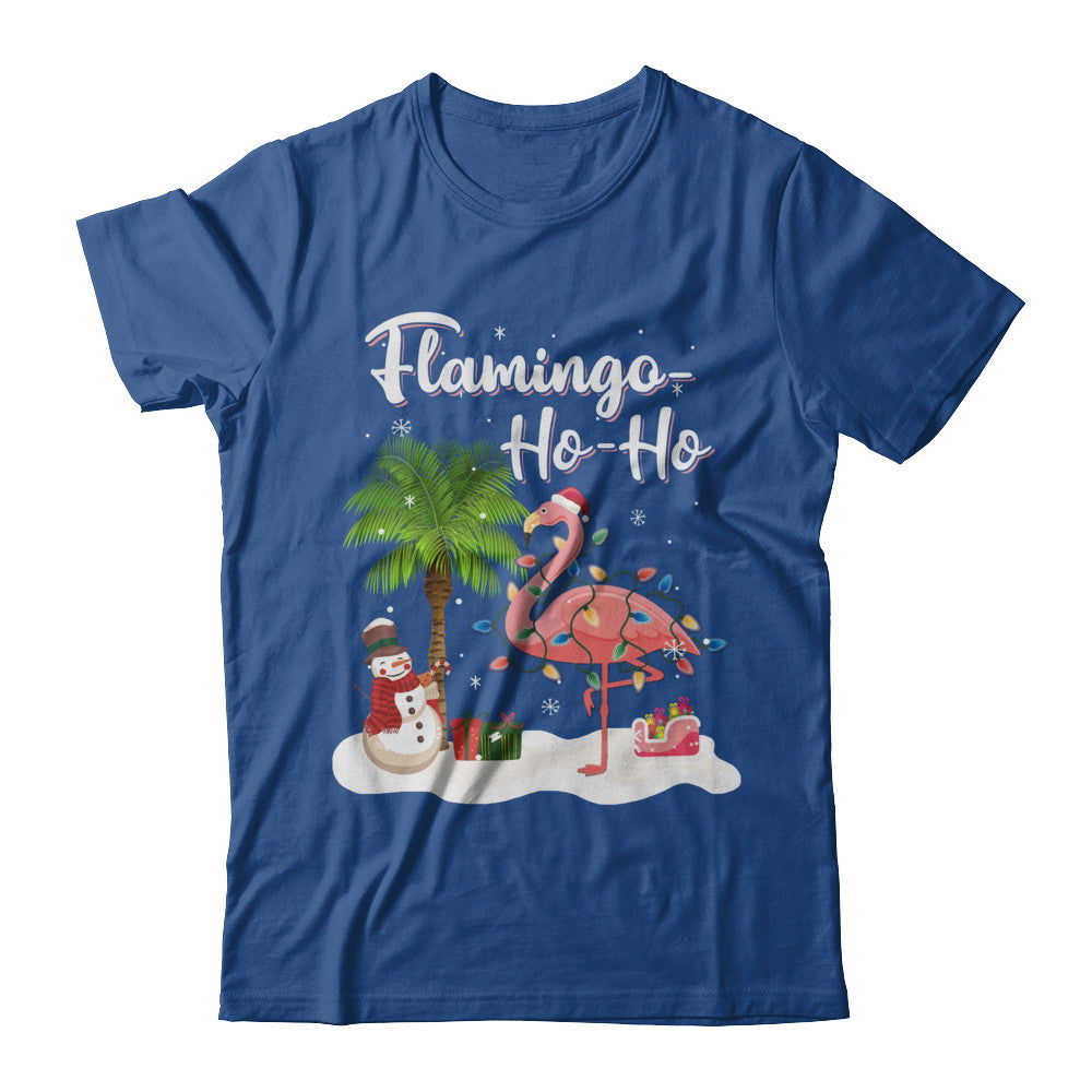 Flamingo Ho Ho Merry Christmas Gifts T-Shirt & Hoodie | Teecentury.com
