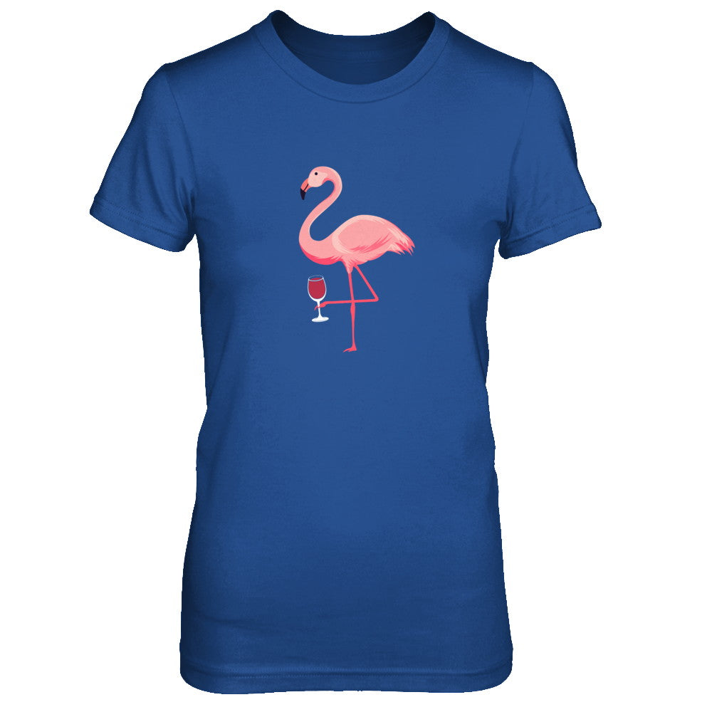 Wine Lover's Pink Flamingo Fun Party T-Shirt Wine Lover's Pink Flamingo Fun Party T-Shirt