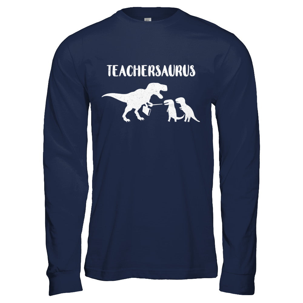 Teacher Funny Teachersaurus Dinosaur T-Shirt & Hoodie | Teecentury.com