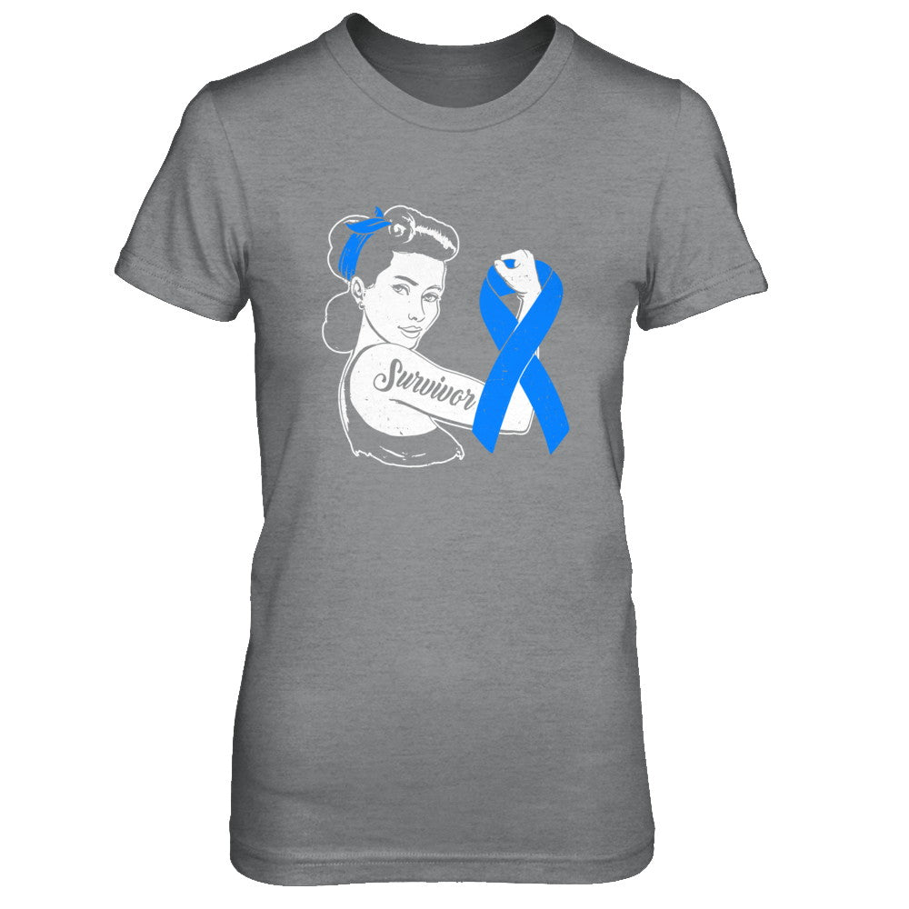 We Can Cure It Colon Cancer Blue Awareness Survivor T-Shirt & Hoodie | Teecentury.com