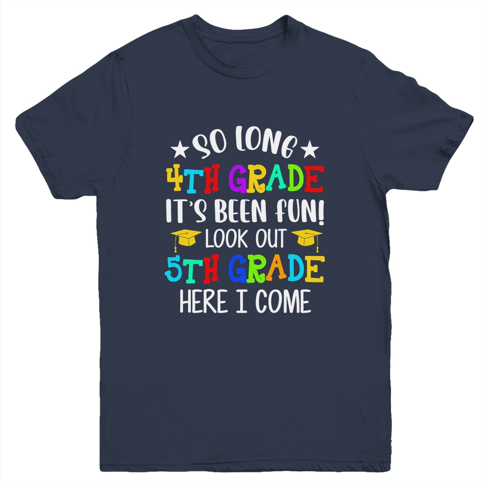 4th Grade Graduation 5th Grade Here I Come Class of 2022 Youth Shirt | teecentury