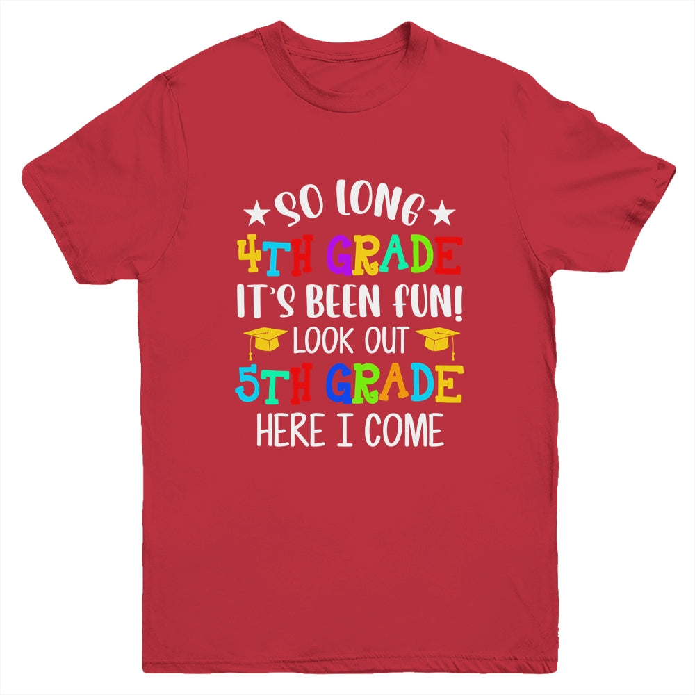 4th Grade Graduation 5th Grade Here I Come Class of 2022 Youth Shirt | teecentury