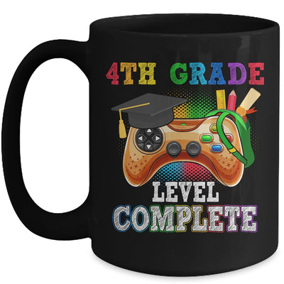 4th Grade Level Complete Last Day Of School Graduation Mug | teecentury