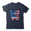 4th Of July Love Sunflower Patriotic American Flag T-Shirt & Tank Top | Teecentury.com