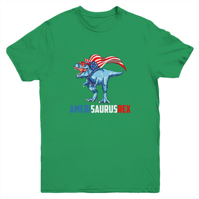 4th Of July T Rex Dinosaur Amerisaurus Rex Boys Kids Men Youth Youth Shirt | Teecentury.com