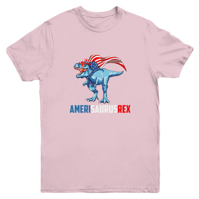 4th Of July T Rex Dinosaur Amerisaurus Rex Boys Kids Men Youth Youth Shirt | Teecentury.com