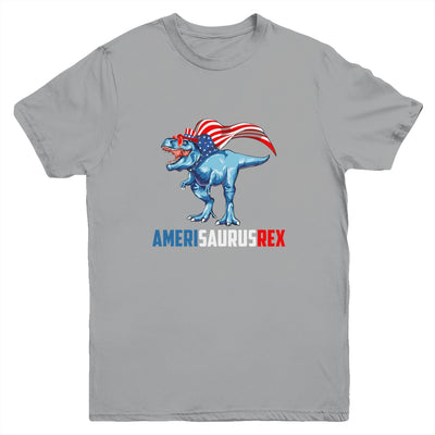 4th Of July T Rex Dinosaur Amerisaurus Rex Boys Kids Men Youth Youth Shirt | Teecentury.com