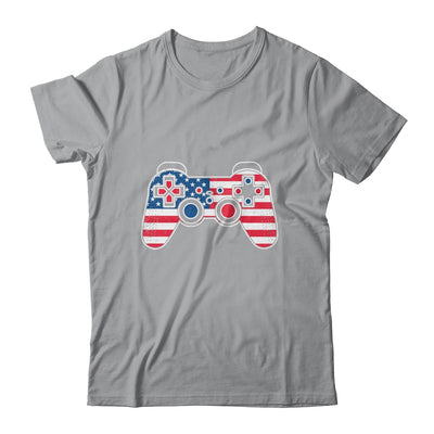 4th Of July Video Game Gamer Kids Boys Men USA Flag Shirt & Hoodie | teecentury