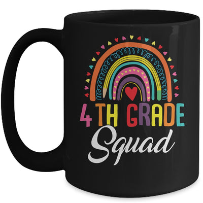 4th Squad Team For First Day Of School Teacher Kids Mug | teecentury