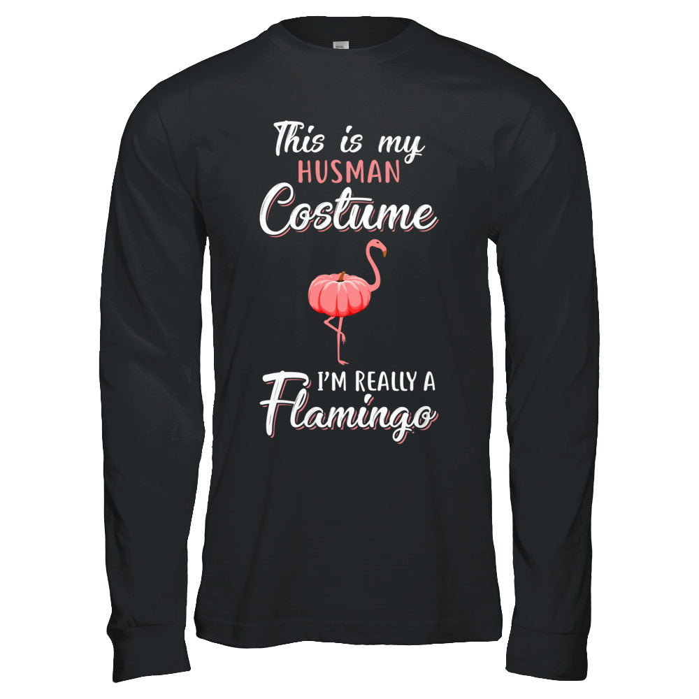 This Is My Human Costume I'm Really A Flamingo Halloween T-Shirt & Hoodie | Teecentury.com
