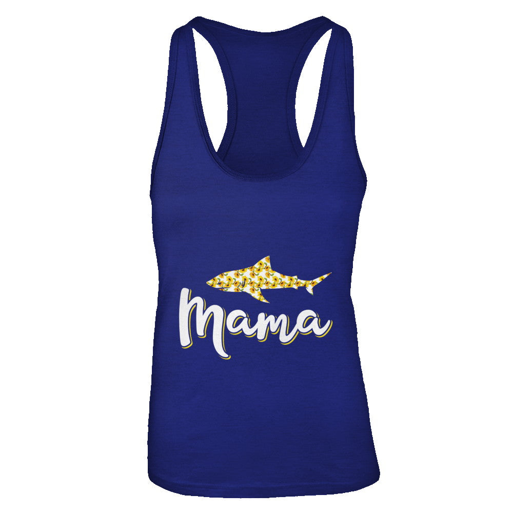 Sunflower Mama Shark Flowers Mothers Day Gift T-Shirt & Tank Top | Teecentury.com