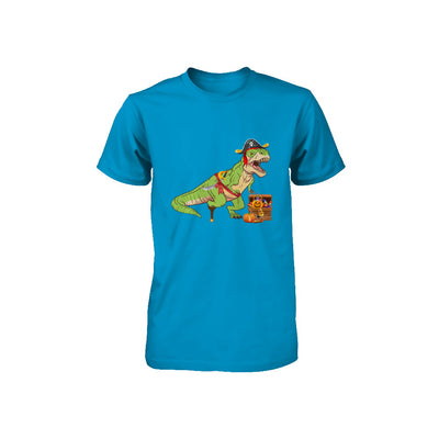 Dinosaurs T-Rex Pirate Halloween Saurus For Kids Youth Youth Shirt | Teecentury.com