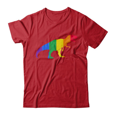 Pride LGBT Dinosaur T REX Gift Rainbow LGBT Gay Lesb T-Shirt & Hoodie | Teecentury.com