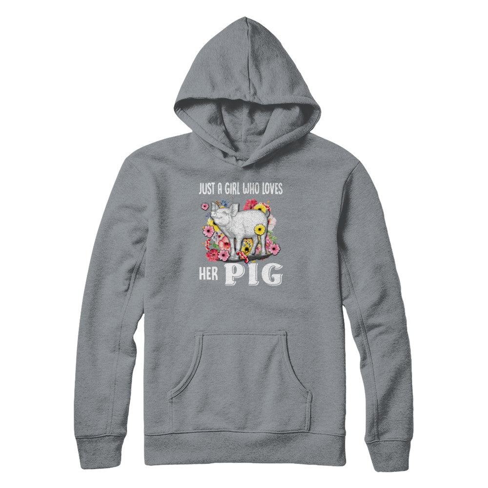 Just A Girl Who Loves Her Pig T-Shirt & Tank Top | Teecentury.com