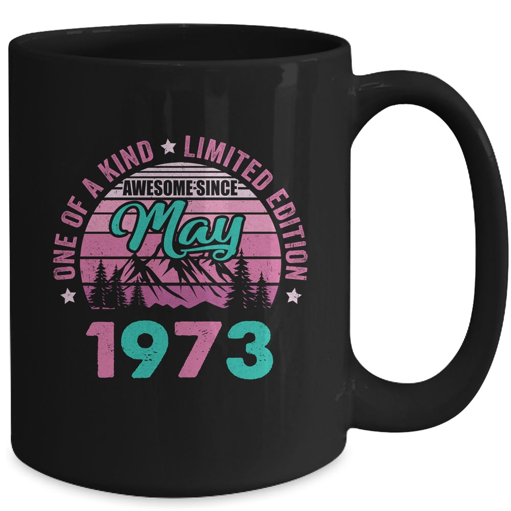50 Years Old Awesome Since May 1973 50th Birthday Women Mug | teecentury