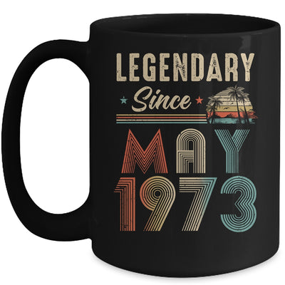 50 Years Old Legendary Since May 1973 50th Birthday Mug | teecentury