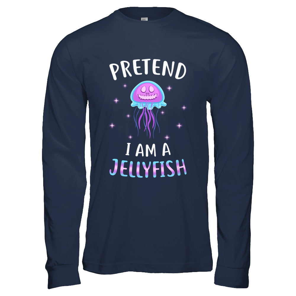 Pretend I'm A Jellyfish Costume Happy Halloween Party T-Shirt & Hoodie | Teecentury.com