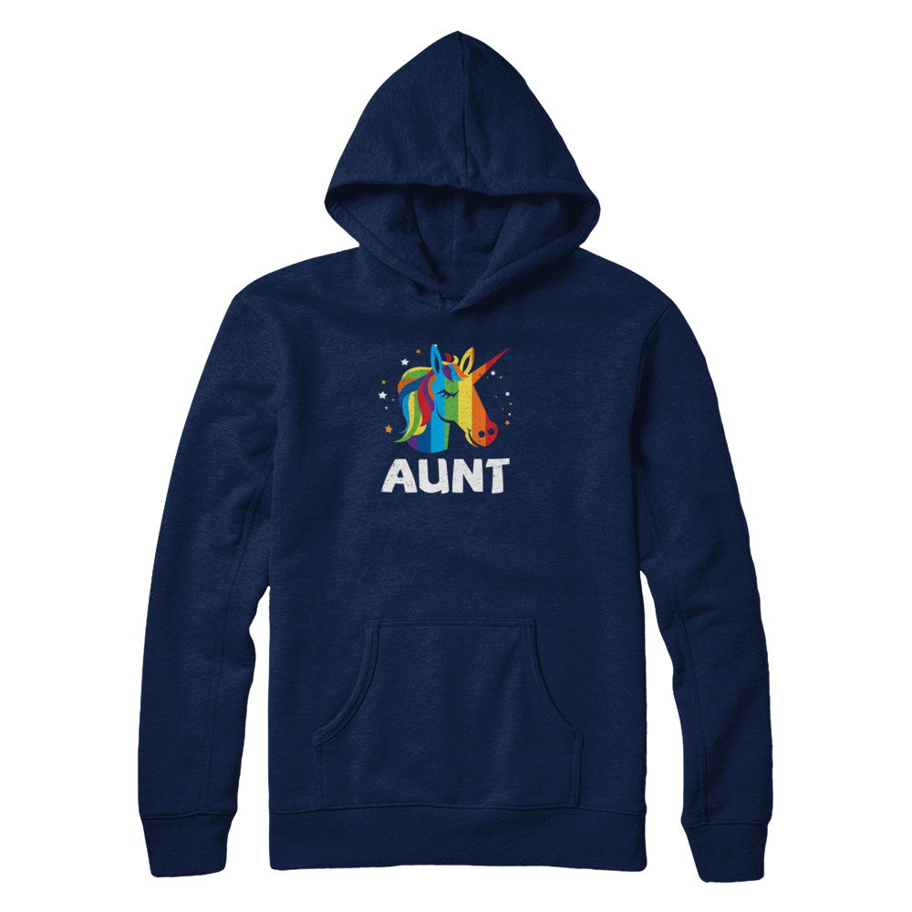 LGBT Pride Lesbian Gay Proud Aunt Unicorn T-Shirt & Tank Top | Teecentury.com