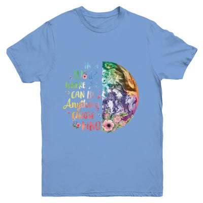 Earth In A World Where You Can Be Anything Be Kind Youth Youth Shirt | Teecentury.com