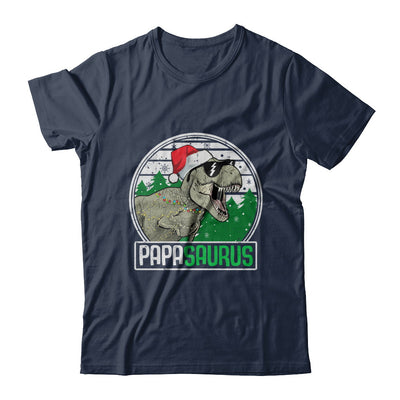 Papasaurus Papa Dinosaur T-Rex Family Christmas T-Shirt & Sweatshirt | Teecentury.com