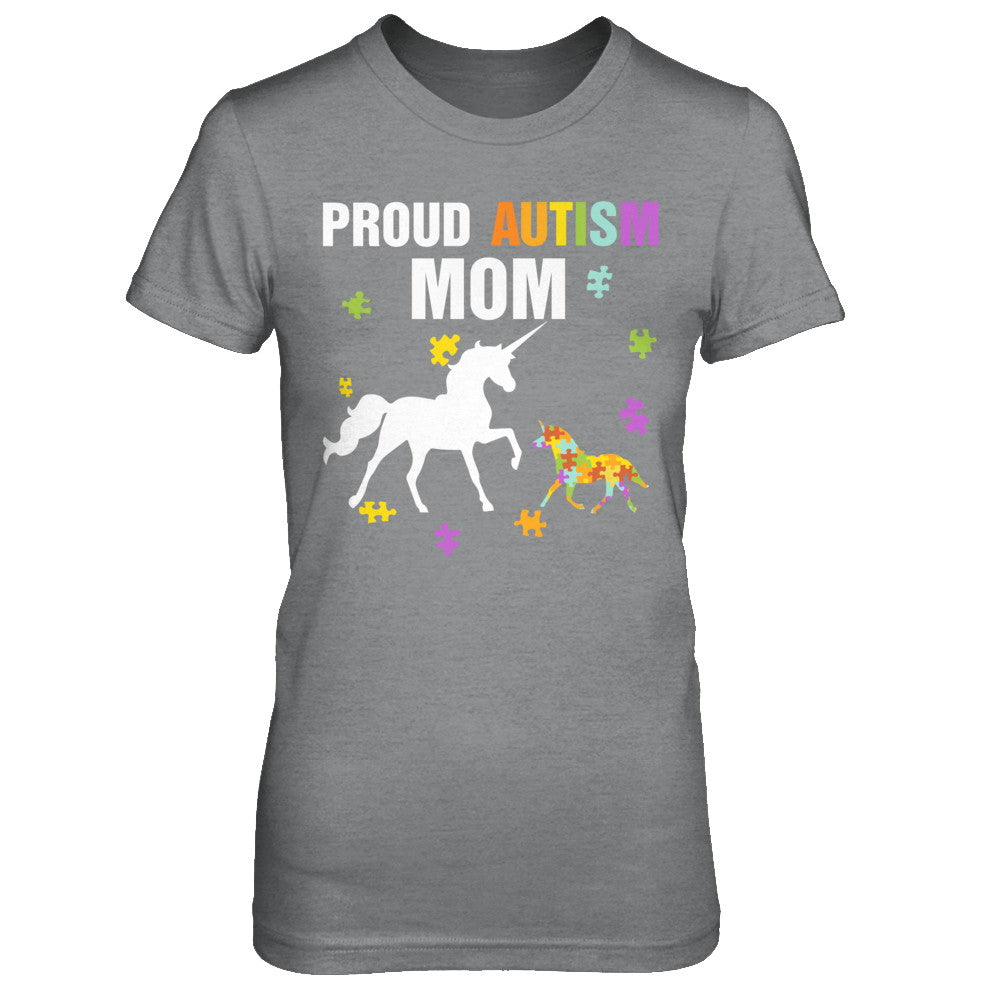 Proud Autism Mom Unicorn Autism Awareness T-Shirt & Hoodie | Teecentury.com